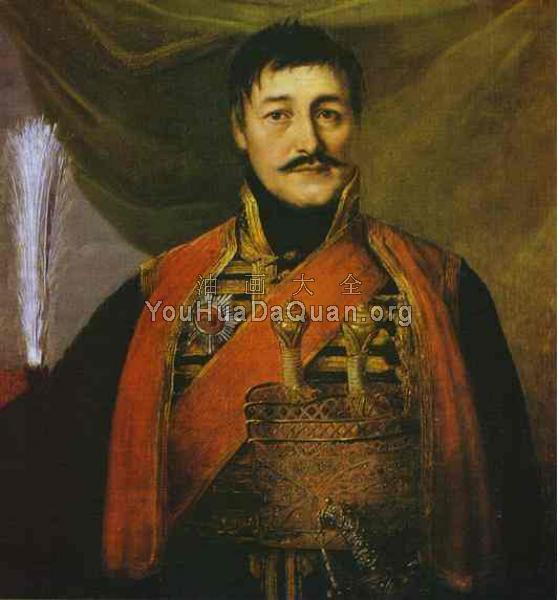 Portrait of Karadjordge - 弗拉基米尔·波罗维科夫斯基